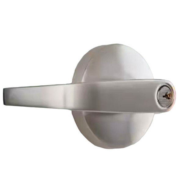 Commercial Keyed Curved Lever Cylindrical UL 3Hr Fire ANSI Grd 2, Satin Chrome - Picture 6 of 12